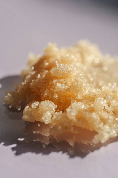 istock The texture of a shining scrub close-up. 1343982465