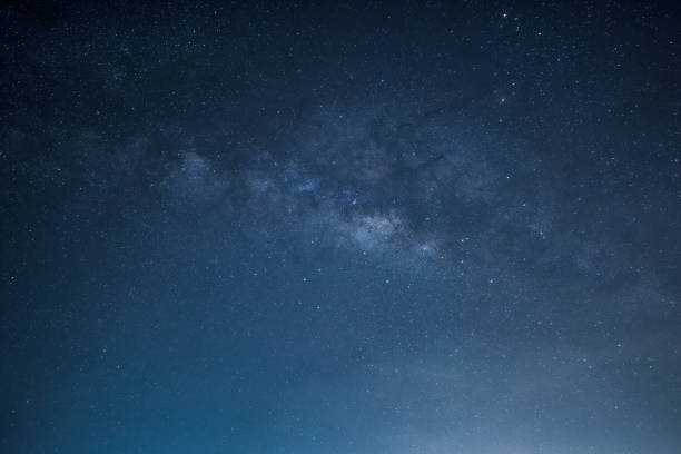 istock Milky way galaxy with stars 1343984261