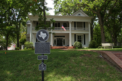 Waxahachie, TX: Historic Hawkins House located in Waxahachie TX