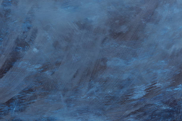 istock Blue painted grunge texture background. Dark blue vintage background texture. 1343986928