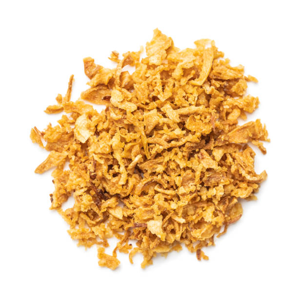 istock Pieces of fried onions 1343990432