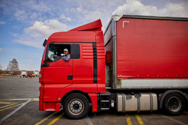 istock Truck driver preparing for the next destination 1343999033