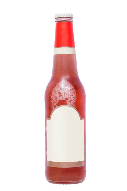 Beer bottle isolated stock photo