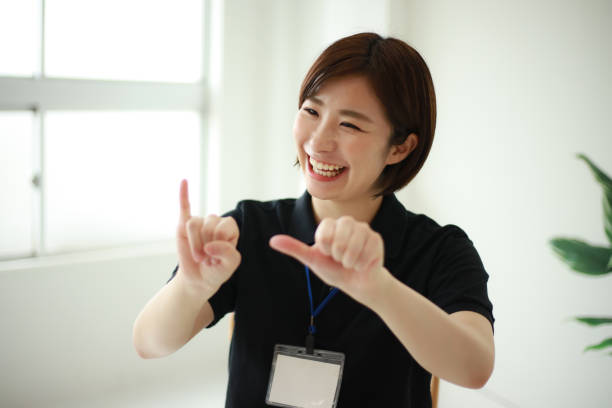 istock Image of a caregiver doing fingertip exercises 1344011098