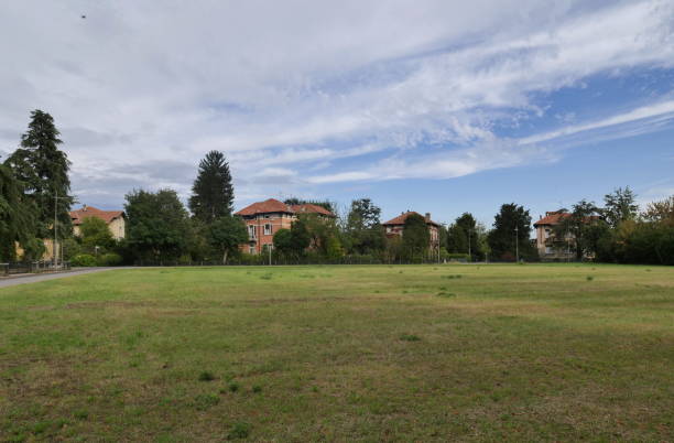 istock Historic worker village of Crespi d'Adda 1344012433