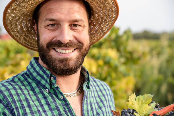 istock portrait of happy farmer 1344021425