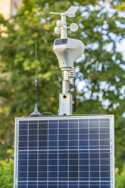 istock Small weather station for collecting natural data 1344021953