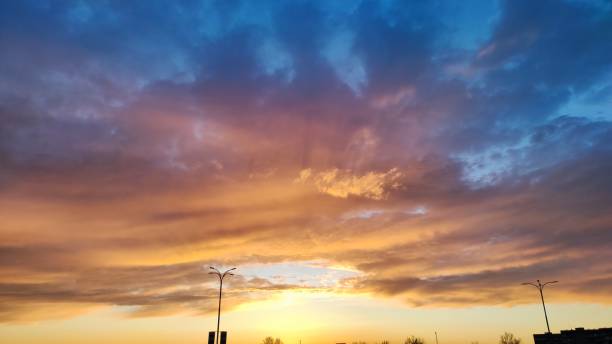istock Spilled paints across the sky 1344022811