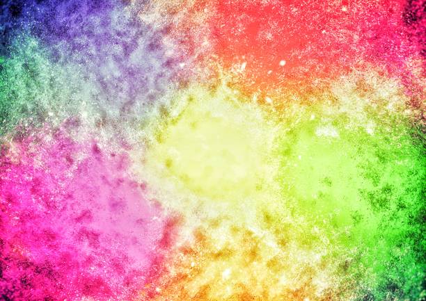 istock Abstract background swirling with colorful particles 1344029541