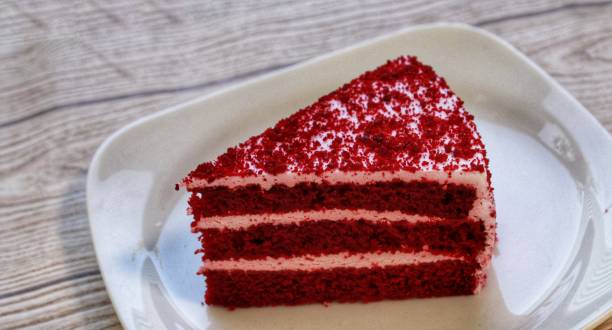 istock Red Velvet cake slice 1344033835
