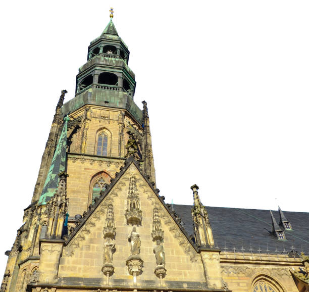 istock Dom Zwickau in Front of white Background 1344034929