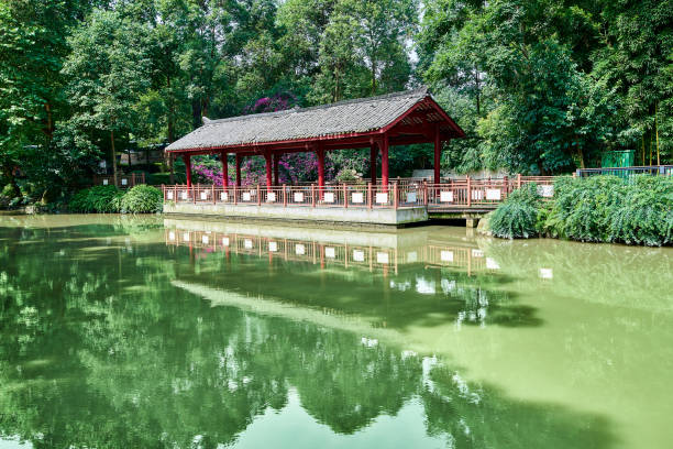 istock Chinese pavilions in Chinese parks 1344041630