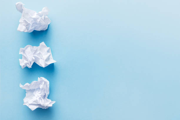 istock Office: Crumpled Paper Balls Still Life 1344041857