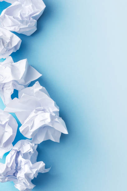 istock Office: Crumpled Paper Balls Still Life 1344041899