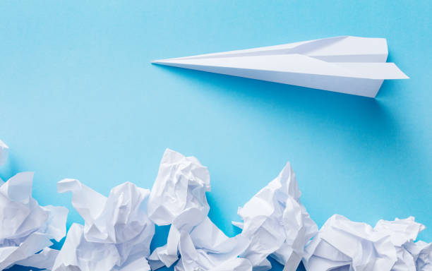 istock Office: Crumpled Paper Balls Still Life 1344041963