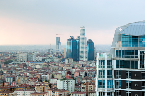 Gentrification of the old apartments, to the huge towers in Istanbul