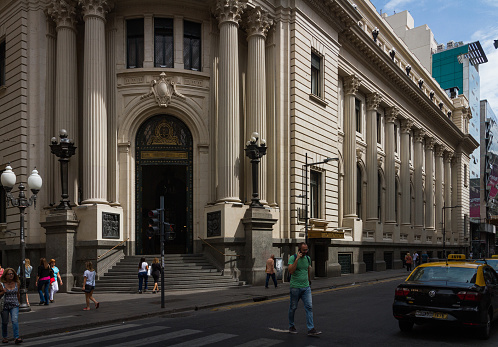 Old building (AFIP) in Rosario, Argentina