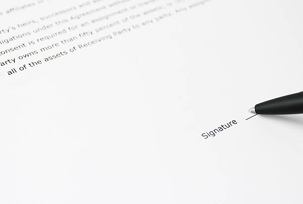 Signature Signature shorthand stock pictures, royalty-free photos & images