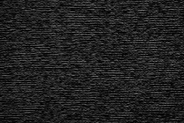 istock Black fabric texture background. Detail of canvas textile material. 1344051258