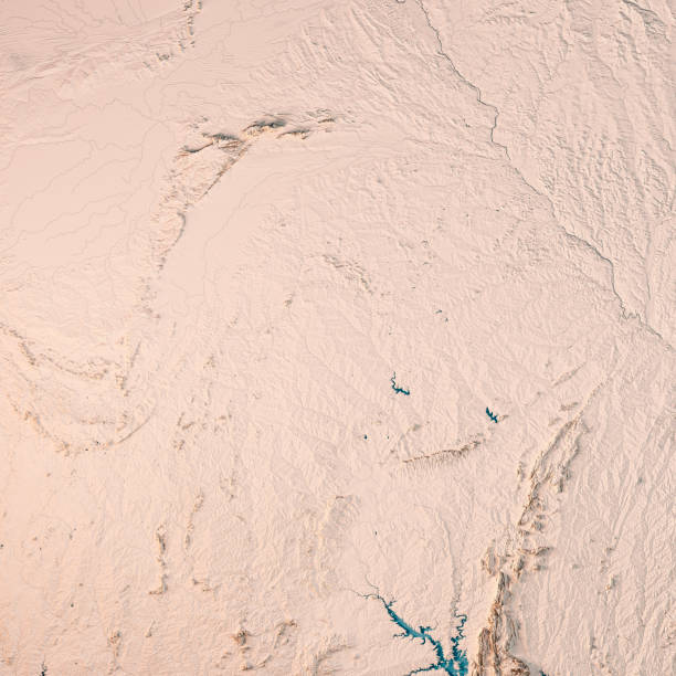 istock Burkina Faso 3D Render Topographic Map Neutral 1344053246