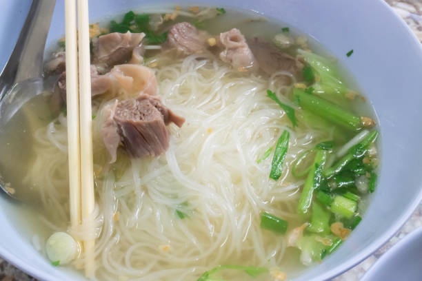 istock Thai style noodle with herb ingredients 1344055513