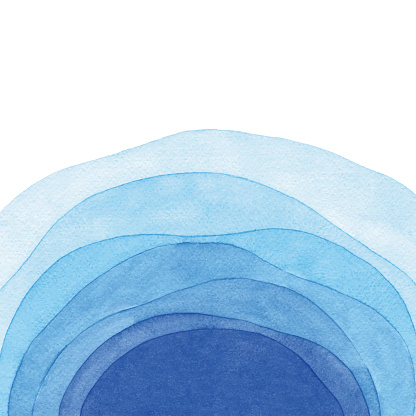 Vector Background of blue gradient watercolor.