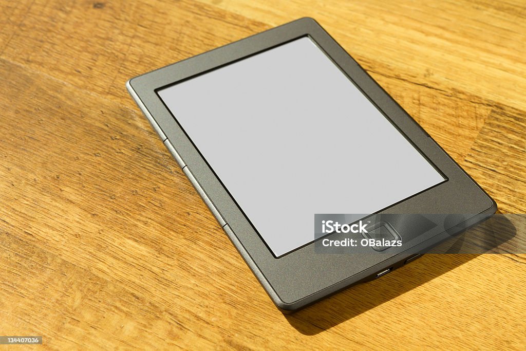 E-book reader - Foto stock royalty-free di Argentato