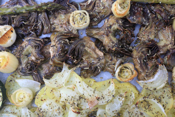istock vegetables oven cooked as healthy food 1344078836