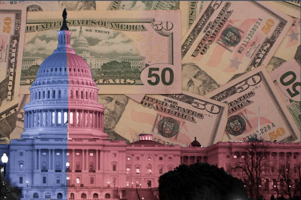 partisan politics - national debt - senate finance committee imagens e fotografias de stock
