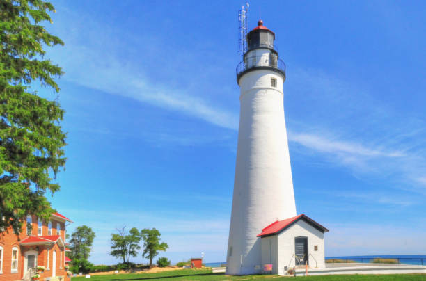 istock Fort Gration Lighthouse-1829-Port Huron, Michigan 1344083741