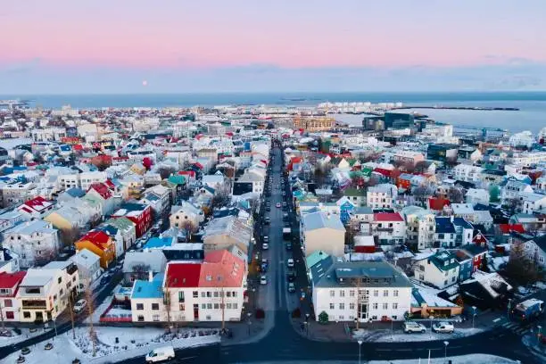 Reykjavik morning view, Iceland