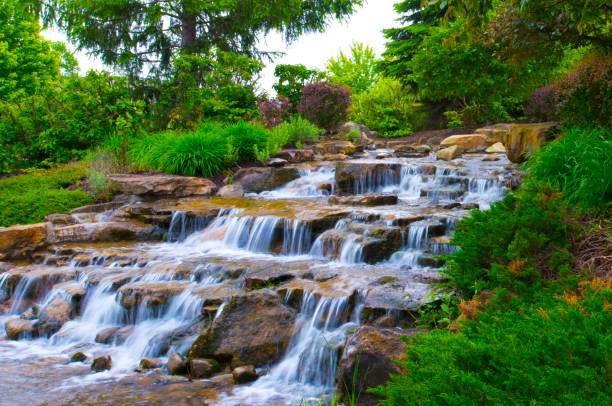 istock Waterfall- in Fishers-Hamilton County Indiana 1344084414