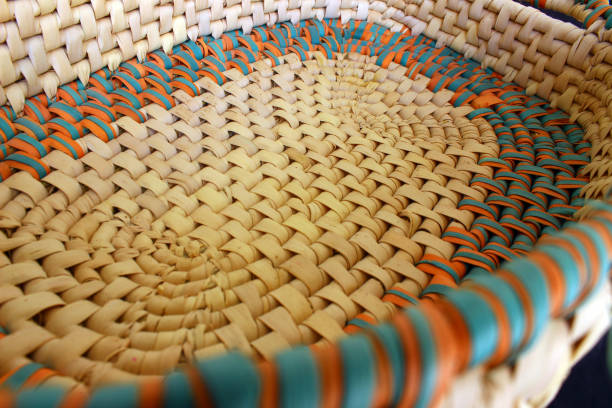 istock Hand Made Date Palm Leaf Crafts 1344086388