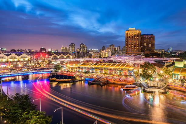 istock Clarke Quay a Singapore nightlife area 1344088094