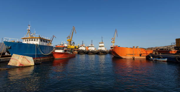 istock Shipyard in Ermoupolis, Syros Island, Cyclades, Greece 1344097111