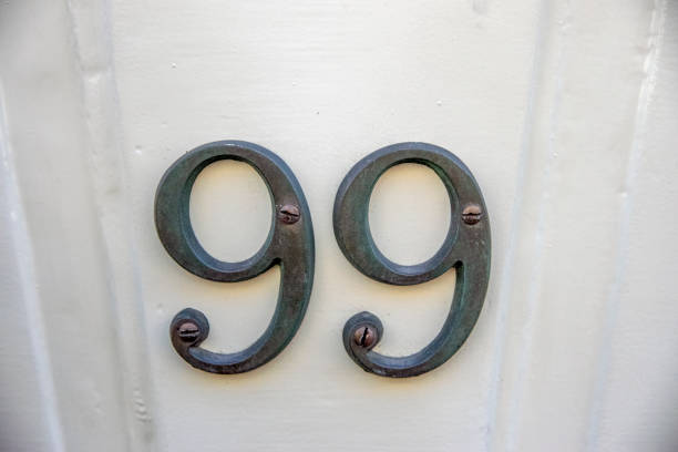 Close Up Of Number 99