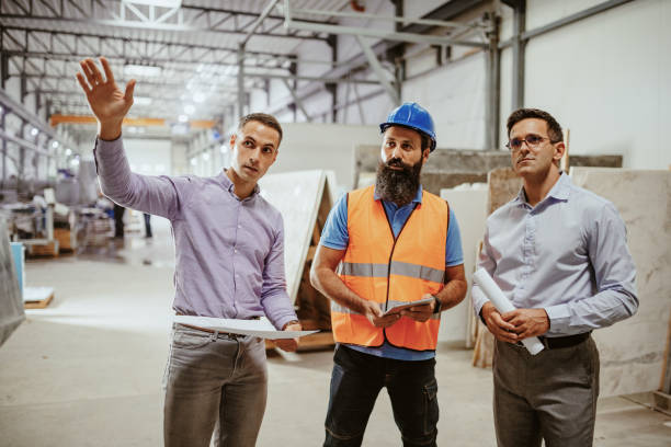 istock Business strategy in manufacturing and industry 1344121318