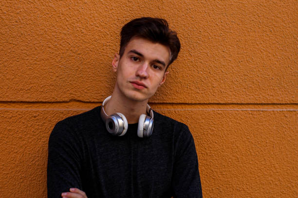 istock Professional DJ posing with his earphones 1344138080