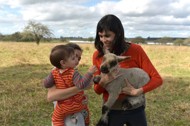 istock mother and children enjoying nature 1344147742