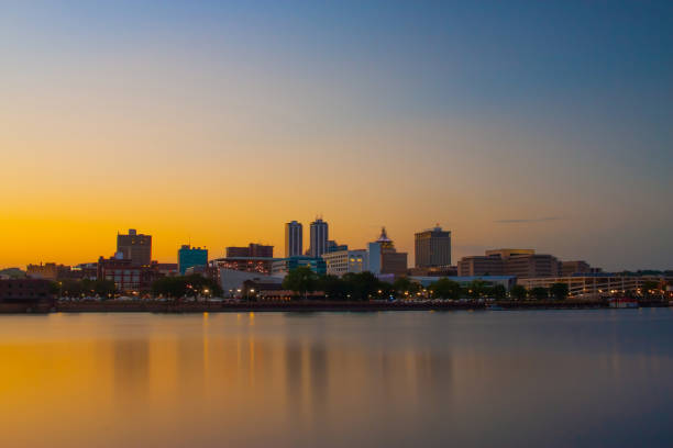 istock Downtown Peoria Right After Sunset With A Clear Sky 1344149691