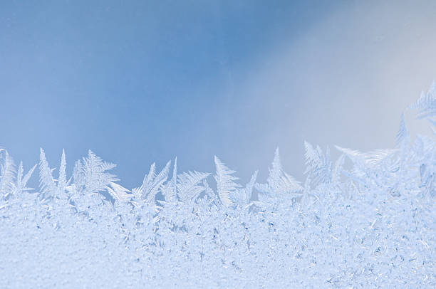 istock Hoarfrost Frost Ice Crystals Closeup 134415940