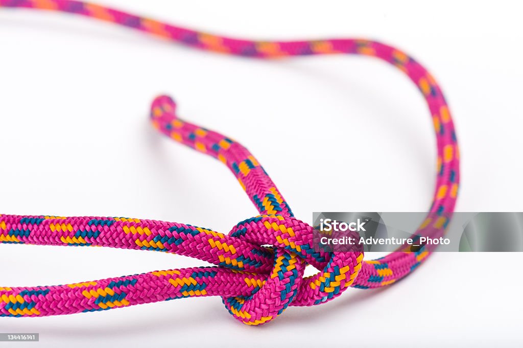 Sheet Bend Knoten - Lizenzfrei Bunt - Farbton Stock-Foto