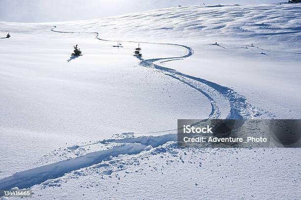 Skispur Auf Die Berge Im Winter Stockfoto und mehr Bilder von Beaver Creek - Beaver Creek, Colorado - Westliche Bundesstaaten der USA, Skispur