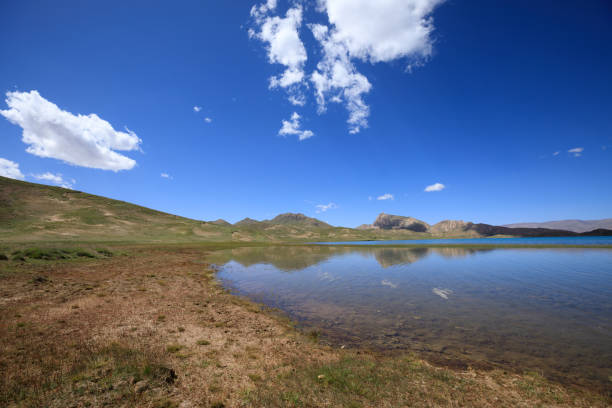 istock Lake landscape in tibet,China 1344190588