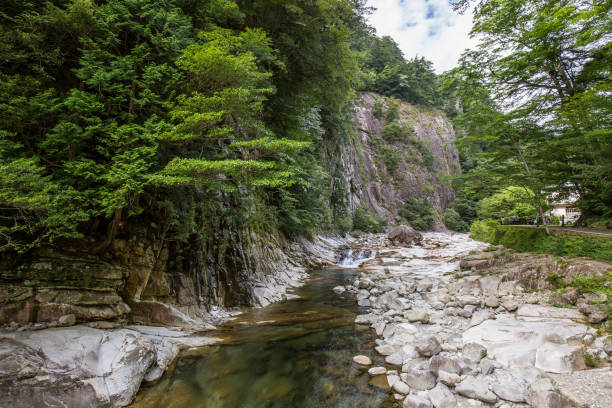 istock Omogo valley in Ehime, Japan 1344204189