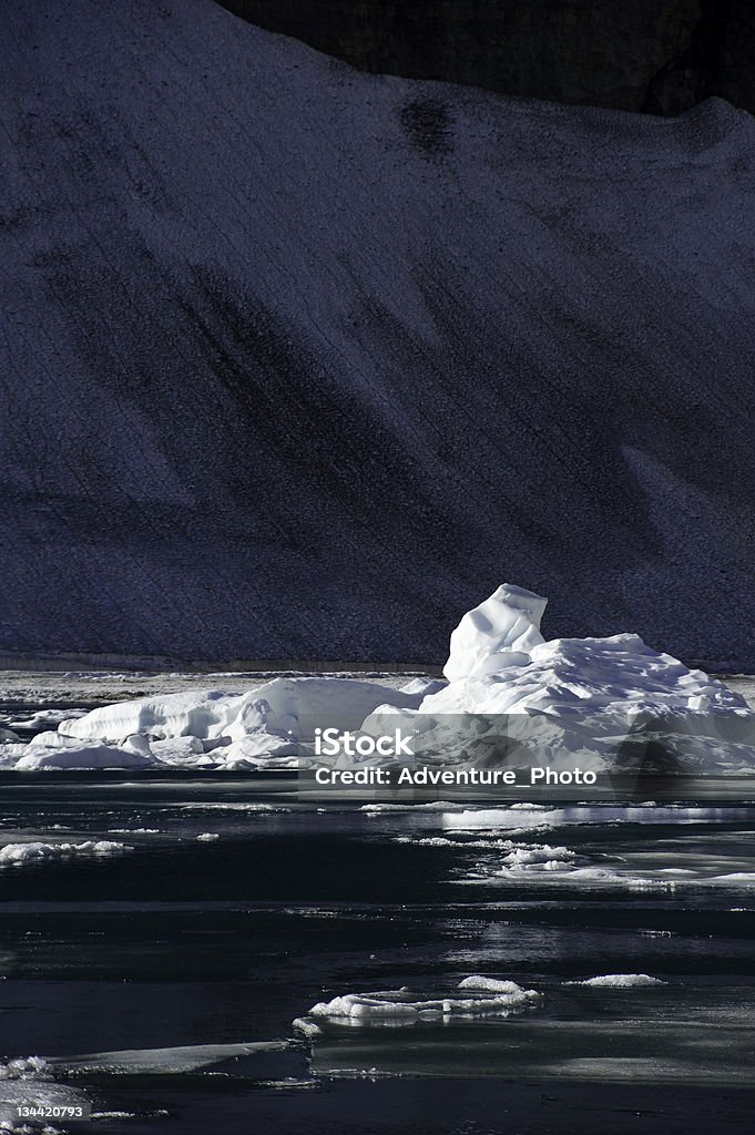 Iceberg Lago Parco Nazionale del ghiacciaio Montana - Foto stock royalty-free di Acqua