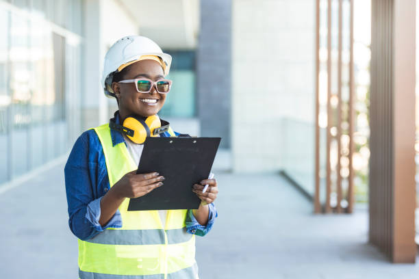 istock Mature successful woman engineer. 1344212119