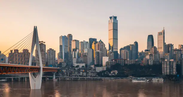 Chongqing Panorama Sunrise