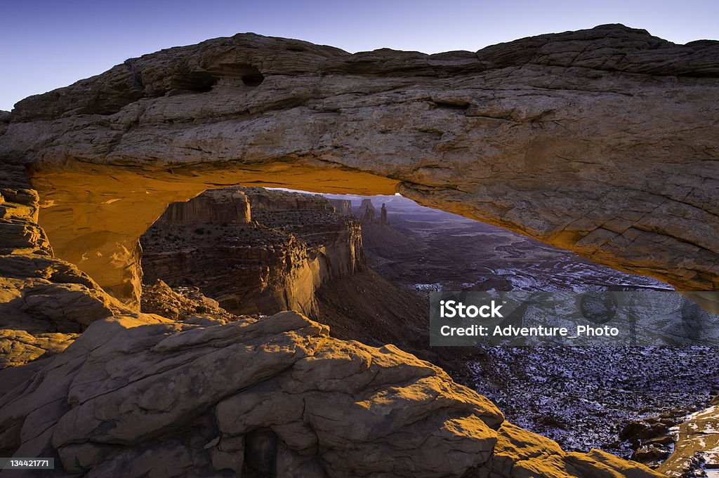 Mesa Arch paisagem Canyonlands Moab, Utah - Foto de stock de Arco natural royalty-free