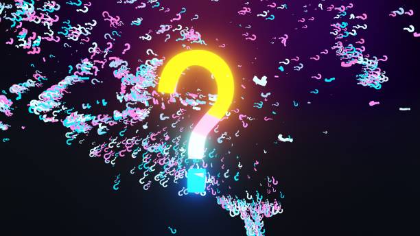 3d illustration of colorful question mark icons, Problems and solutions, Quest sign, searching, help, knowledge and problem abstract concept symbol, query, search icon and quiz sign, 3d render ilustración 3d de coloridos iconos de signo de interrogación, problemas y soluciones, signo de búsqueda, búsqueda, ayuda, conocimiento y símbolo de concepto abstracto de problemas, consulta, icono de búsqueda y signo de prueba, renderizado 3d